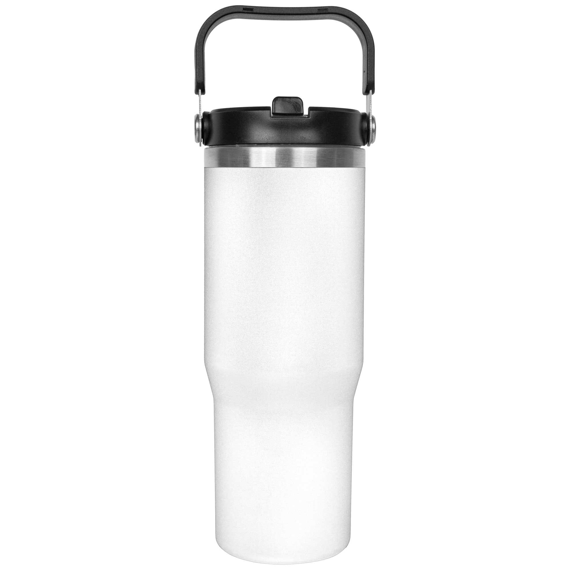 30 Oz. Stainless Steel Insulated Mug w/Handle & Built-In Straw 1