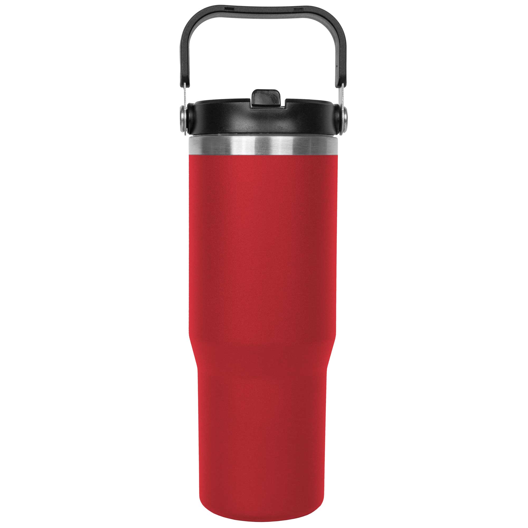 30 Oz. Stainless Steel Insulated Mug w/Handle & Built-In Straw 1