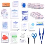 86 Piece OSHA Compliant First Aid Kit in Clear Hard Case - Red Lifestyle 86 Piece OSHA Compliant First Aid Kit in Clear Hard Case - Red Lifestyle