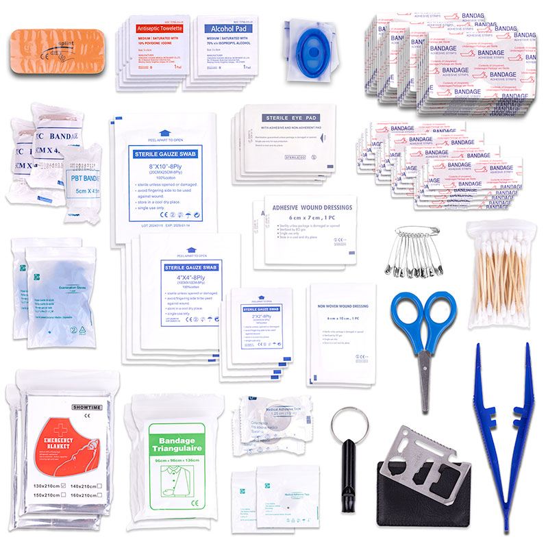 110 Piece First Aid Kit in Easy Carry EVA Zipper Case 1
