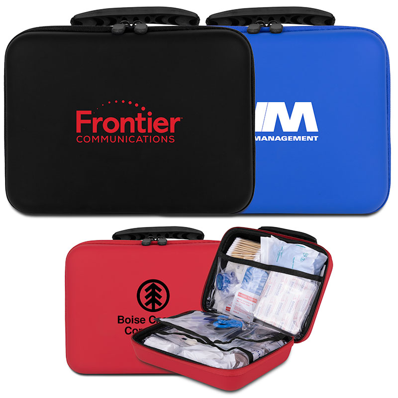 110 Piece First Aid Kit in Easy Carry EVA Zipper Case 1