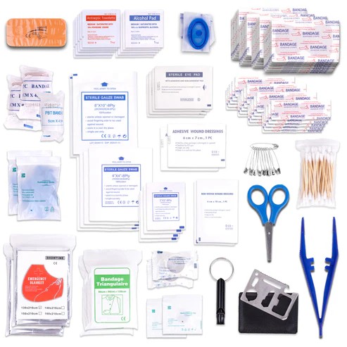 110 Piece First Aid Kit in Easy Carry EVA Zipper Case 1