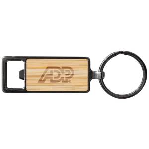 Bamboo Key Chain Bottle Opener (Factory Direct - 10-12 Weeks Ocean) 1 Bamboo Key Chain Bottle Opener (Factory Direct - 10-12 Weeks Ocean) 1