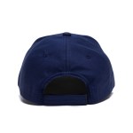 Poly Strapback Baseball Cap (QuickShip - 3-4 Weeks) - Navy Blue Blank Back Poly Strapback Baseball Cap (QuickShip - 3-4 Weeks) - Navy Blue Blank Back