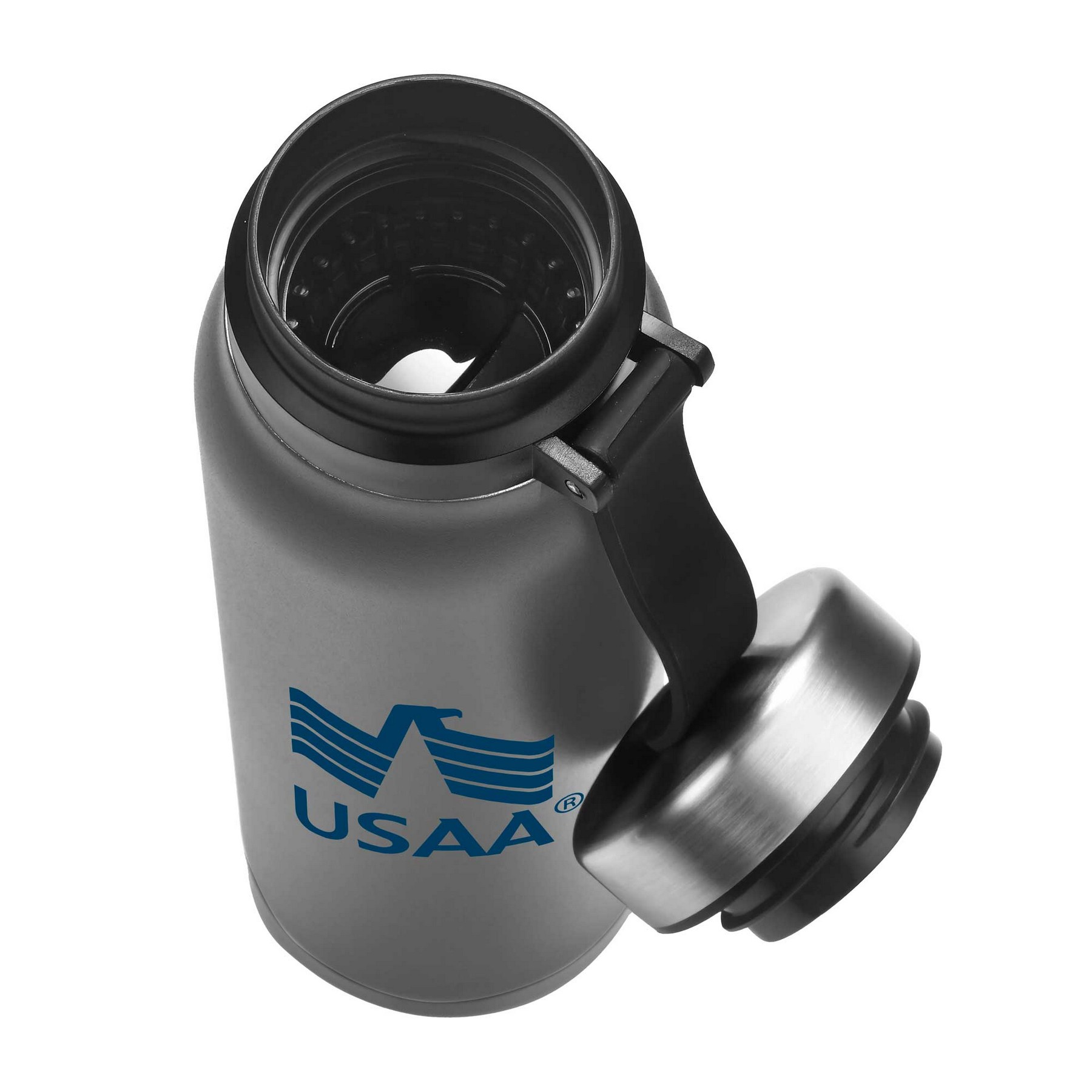 20oz. Stainless Steel Water Bottle with Carry Handle 1