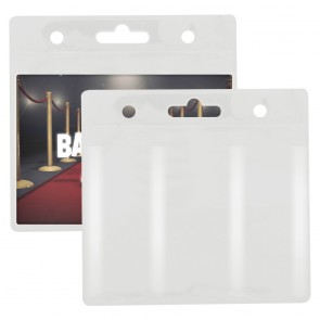 Blank Clear ID/Badge Holder 3.25Wx5H (Factory Direct - 10-12 Weeks Ocean) 1 Blank Clear ID/Badge Holder 3.25Wx5H (Factory Direct - 10-12 Weeks Ocean) 1