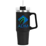 Little Hippo Mug & Straw Lid 30 oz. (Factory Direct - 8-9 Weeks Ocean) - Black Little Hippo Mug & Straw Lid 30 oz. (Factory Direct - 8-9 Weeks Ocean) - Black
