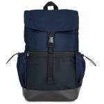 Embark Backpack - Navy Blue/Black Blank Front Embark Backpack - Navy Blue/Black Blank Front