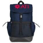 Embark Backpack - Navy Blue/Black Logo Front Embark Backpack - Navy Blue/Black Logo Front