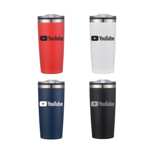 20oz. Double Wall SS / PP Tumbler with Clear Lid 1 20oz. Double Wall SS / PP Tumbler with Clear Lid 1
