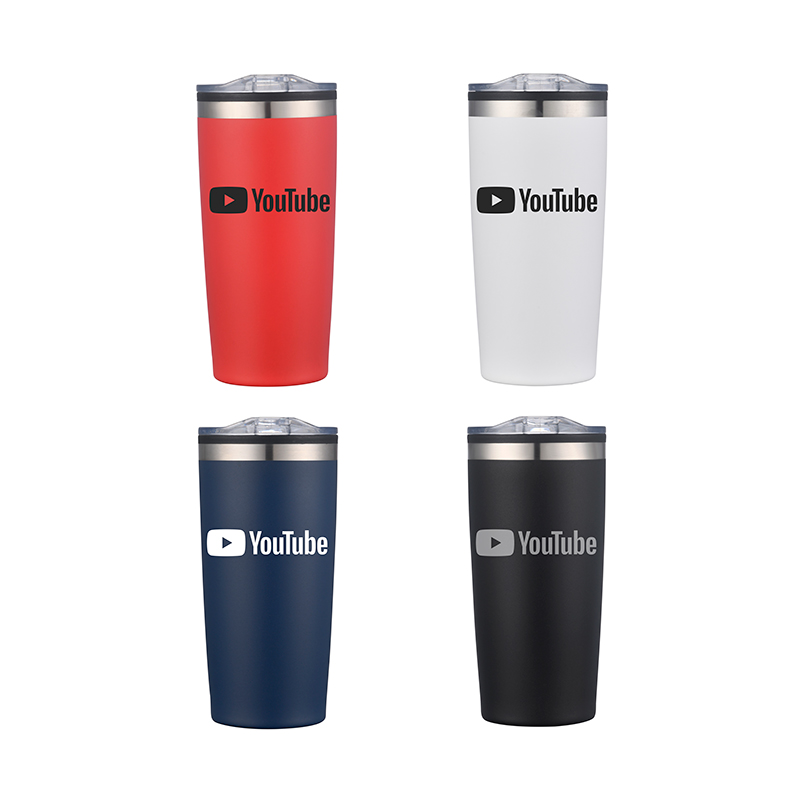 20 Oz. Double Wall SS / PP Tumbler w/Clear Lid 1