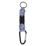 Carabiner Box Knot Braided Key Chain with Keyring and Metal Plate 8 Carabiner Box Knot Braided Key Chain with Keyring and Metal Plate 8