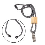 Braided Rope Lanyard with Bamboo Adjuster (Factory Direct) 10-12 Weeks 8 Braided Rope Lanyard with Bamboo Adjuster (Factory Direct) 10-12 Weeks 8