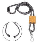 Braided Rope Lanyard with Bamboo Adjuster (Factory Direct) 10-12 Weeks 2 Braided Rope Lanyard with Bamboo Adjuster (Factory Direct) 10-12 Weeks 2