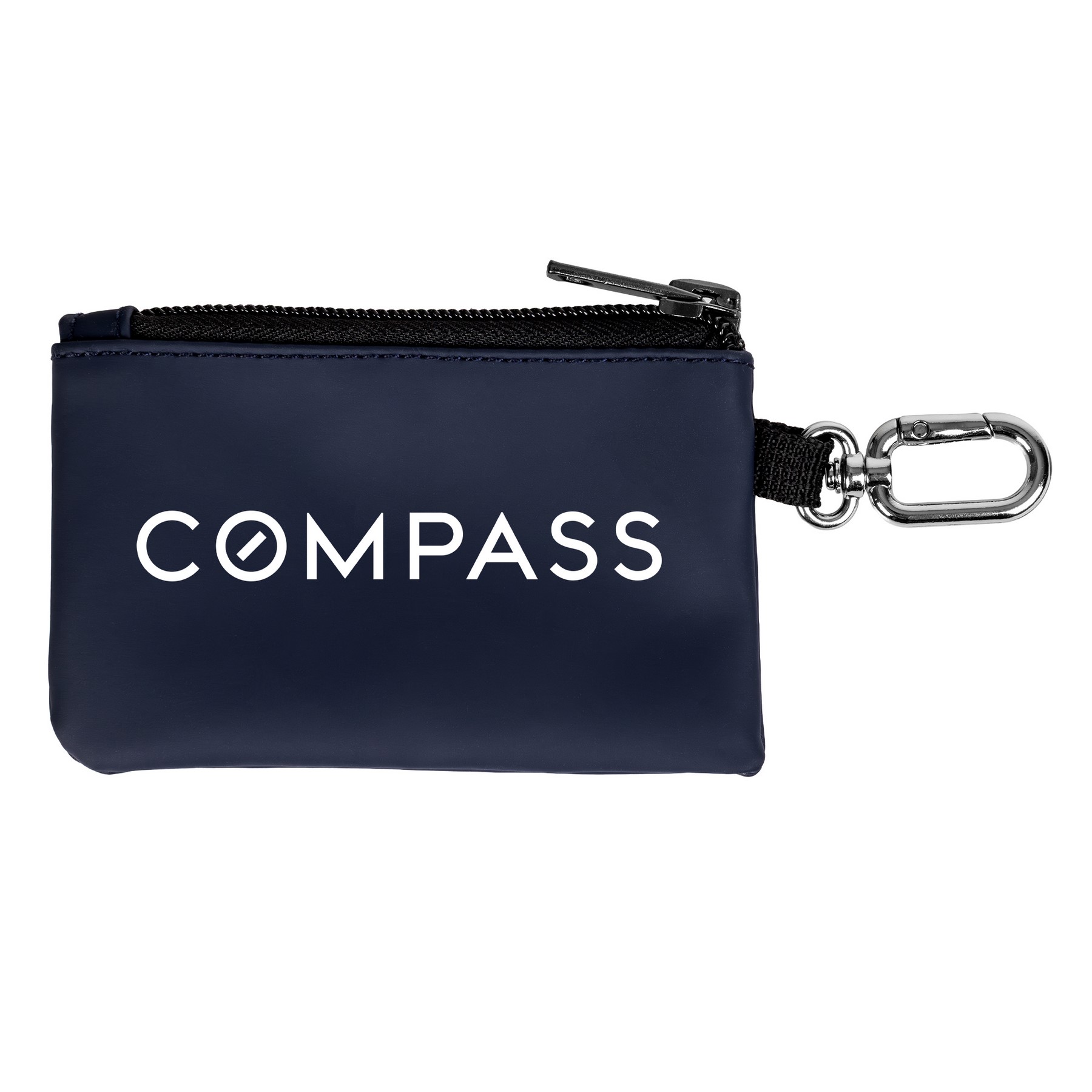 LuxeCarry Zip Pouch with Carabiner 1