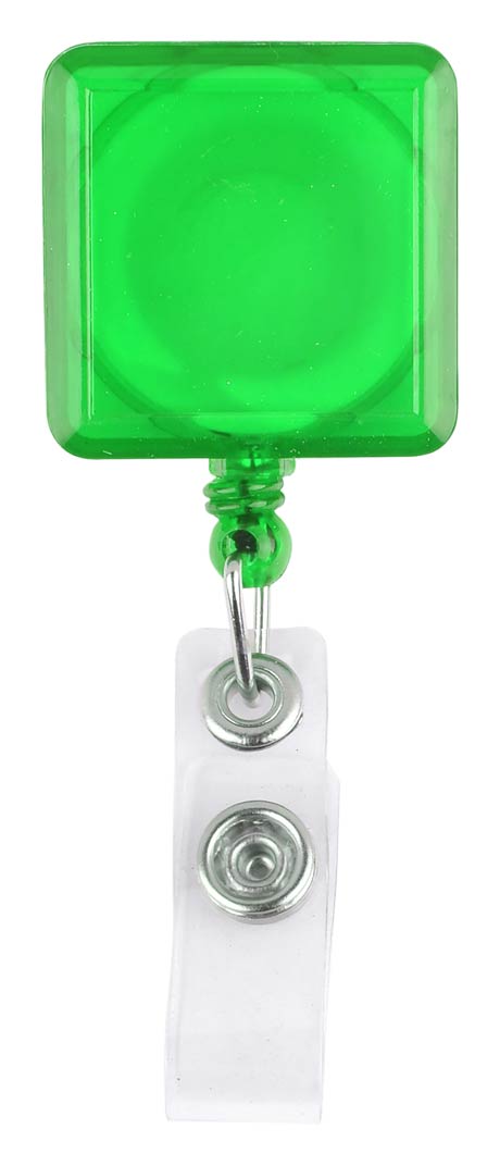 Square-Shaped Retractable Badge Holder 1