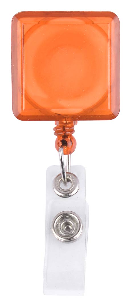 Square-Shaped Retractable Badge Holder 1