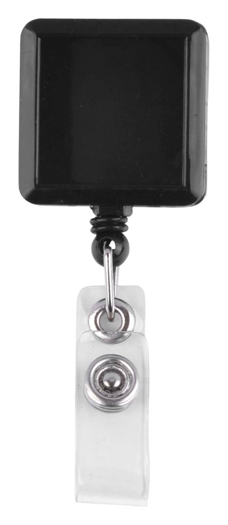 Square-Shaped Retractable Badge Holder 1