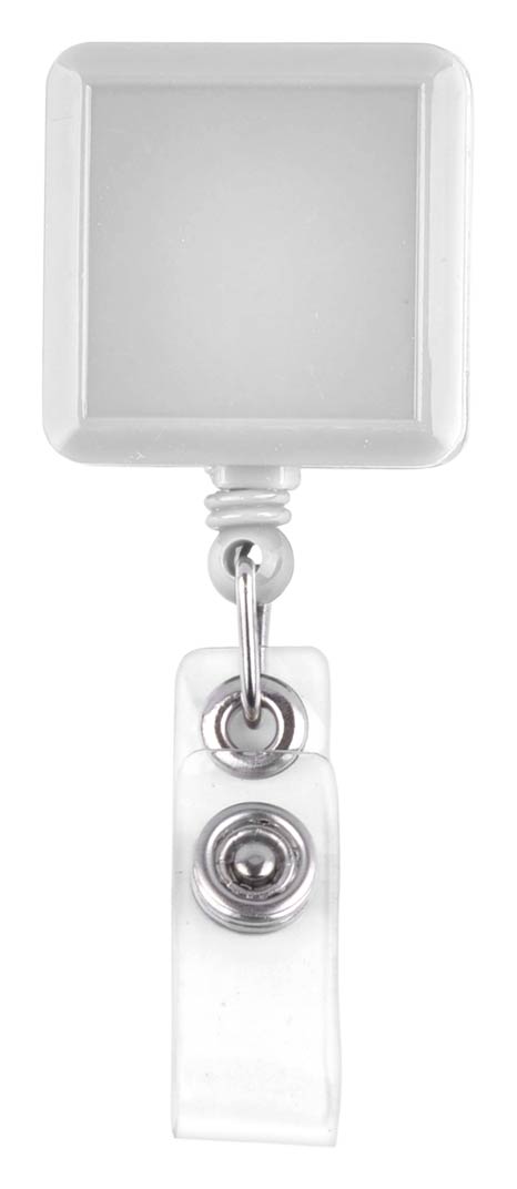 Square-Shaped Retractable Badge Holder 1