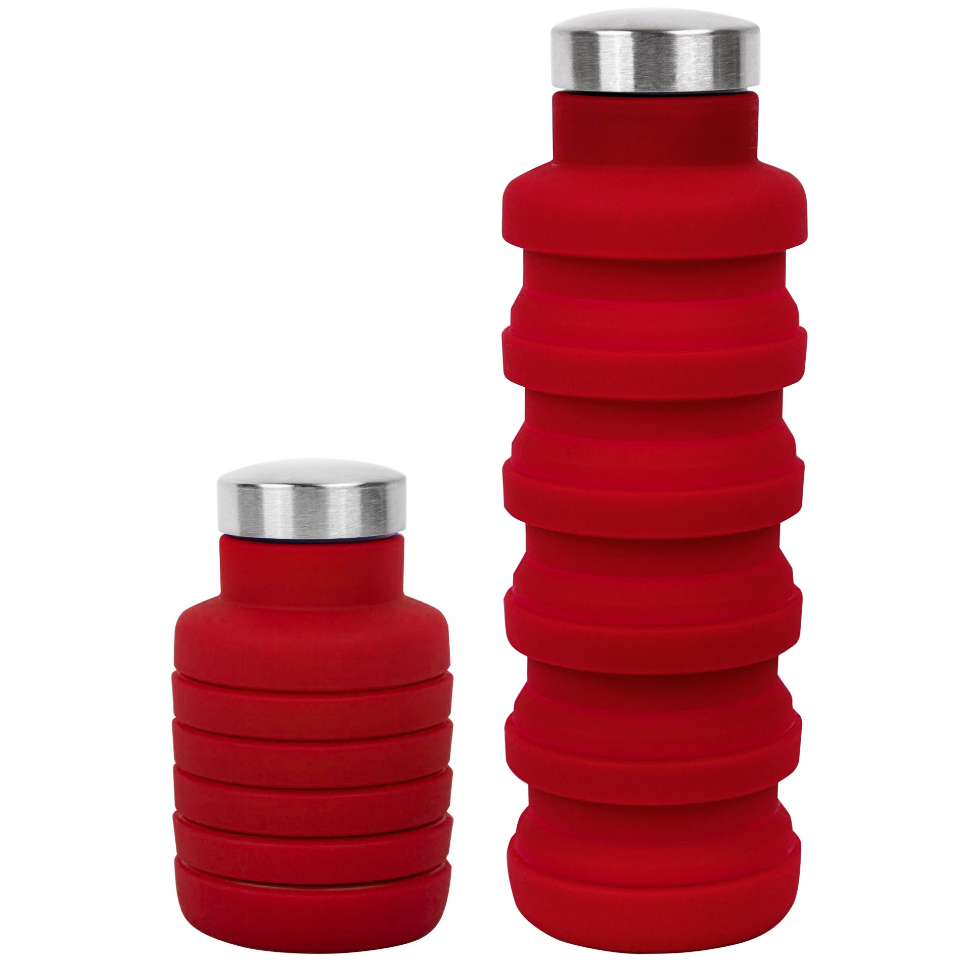 17 Oz. Collapsible Silicon Water Bottle 1