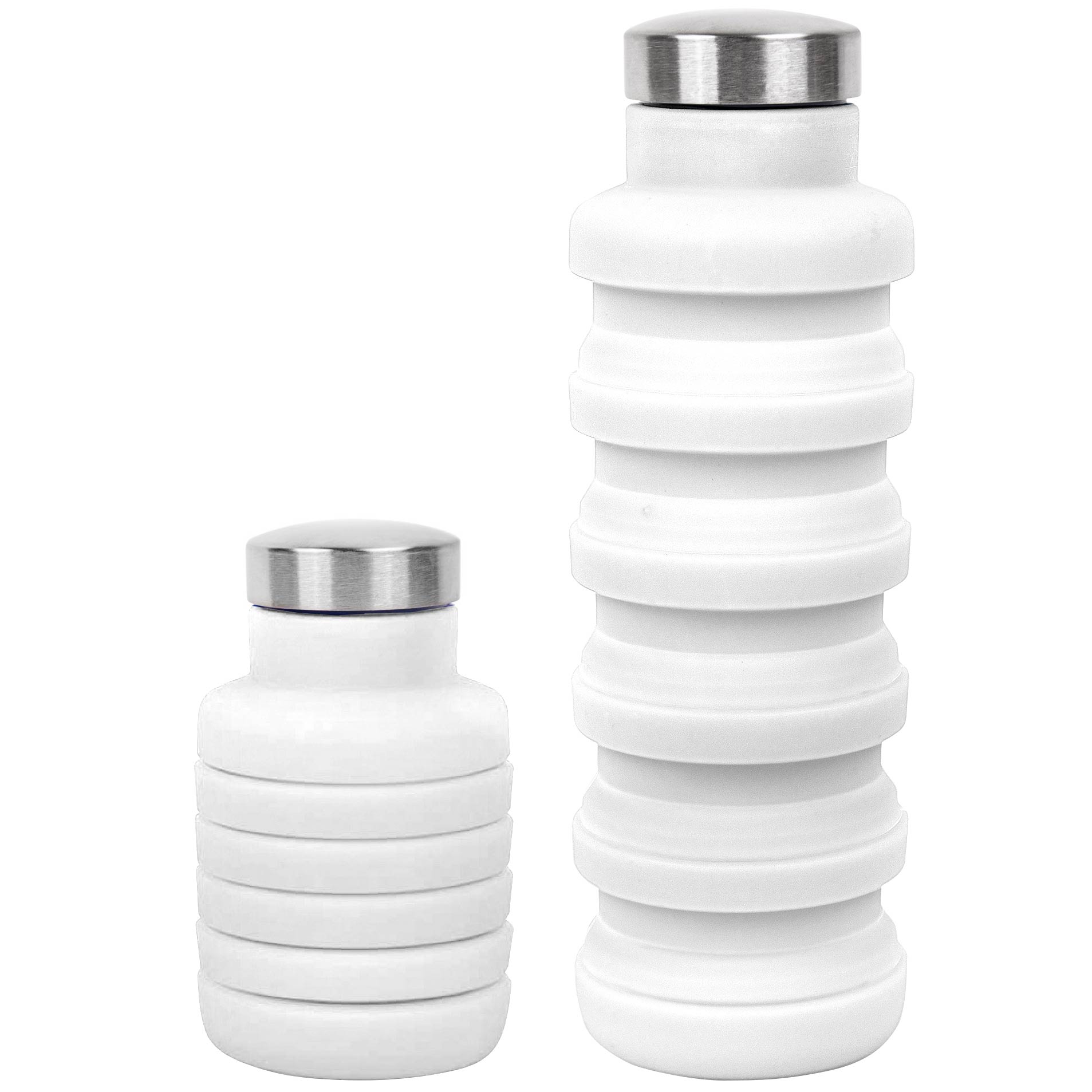 17 Oz. Collapsible Silicon Water Bottle 1