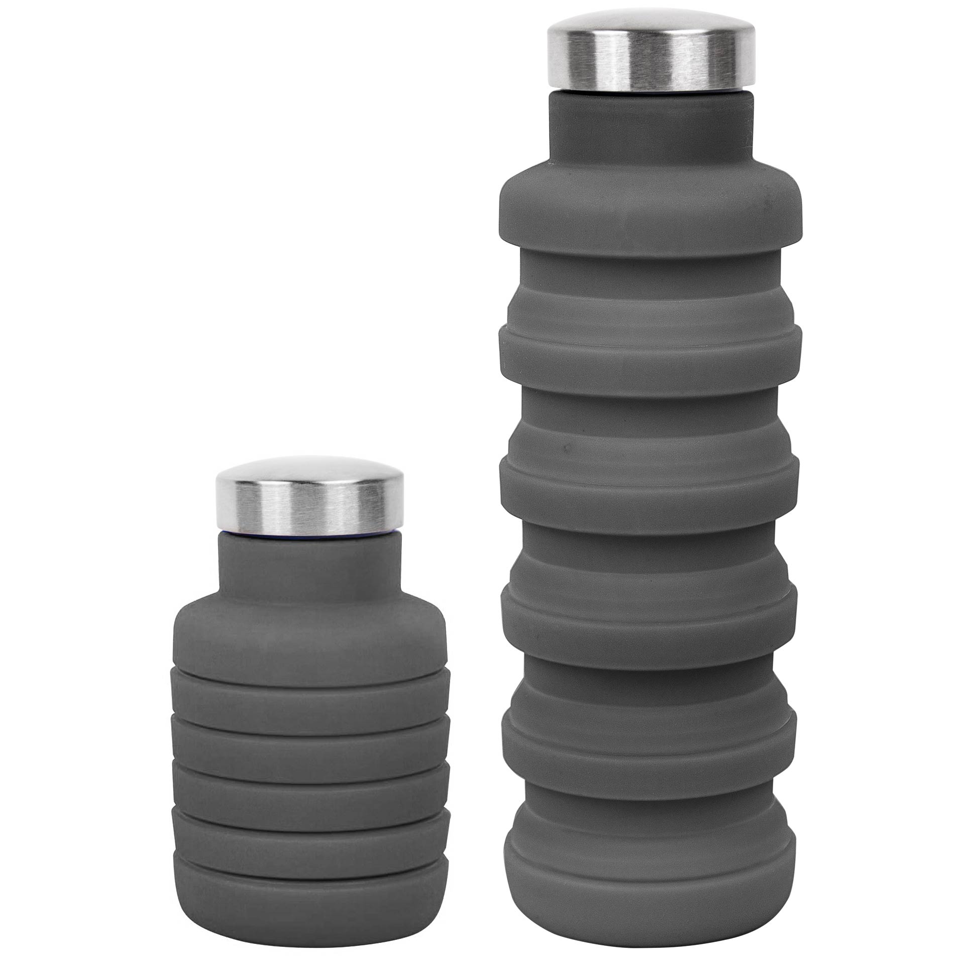 17 Oz. Collapsible Silicon Water Bottle 1