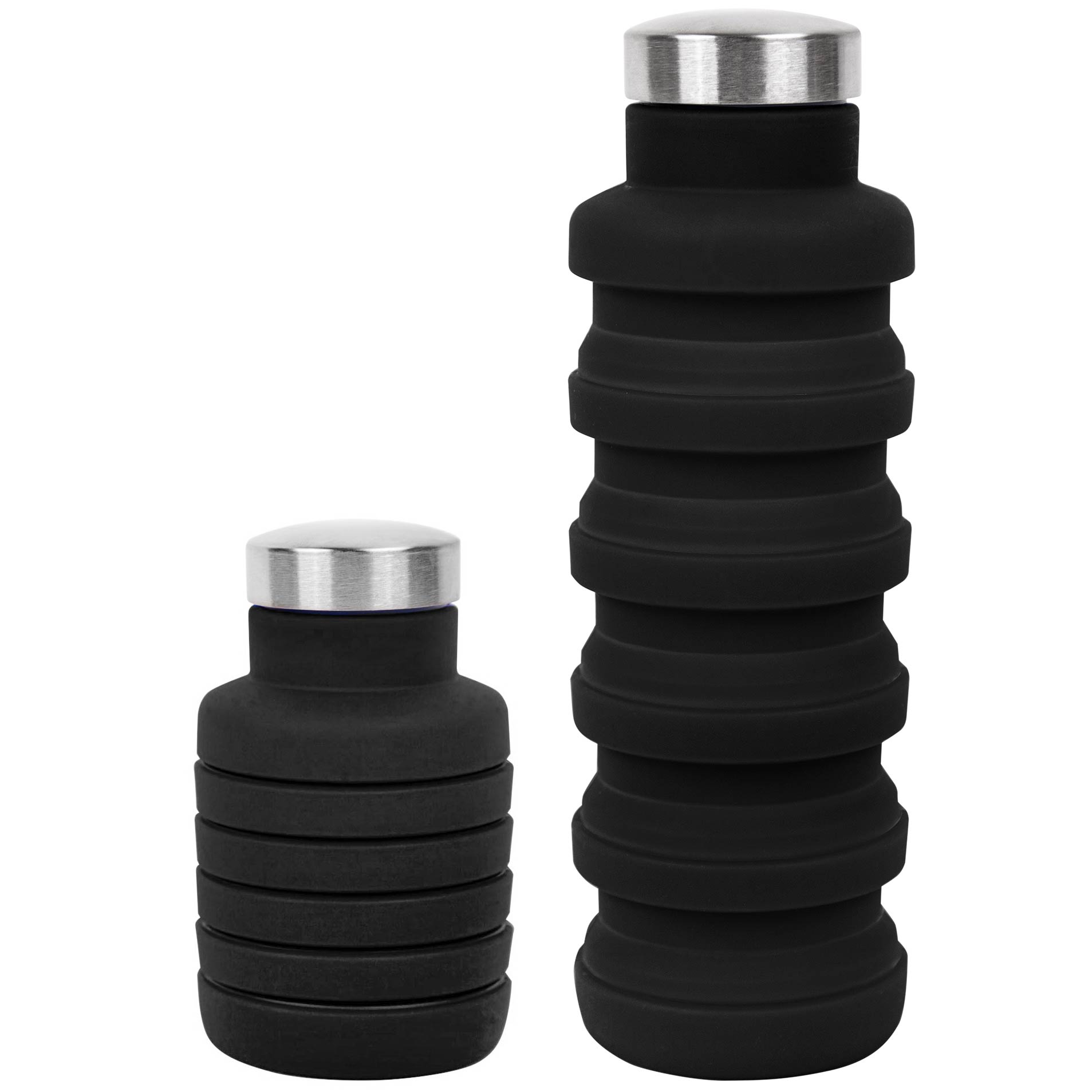 17 Oz. Collapsible Silicon Water Bottle 1
