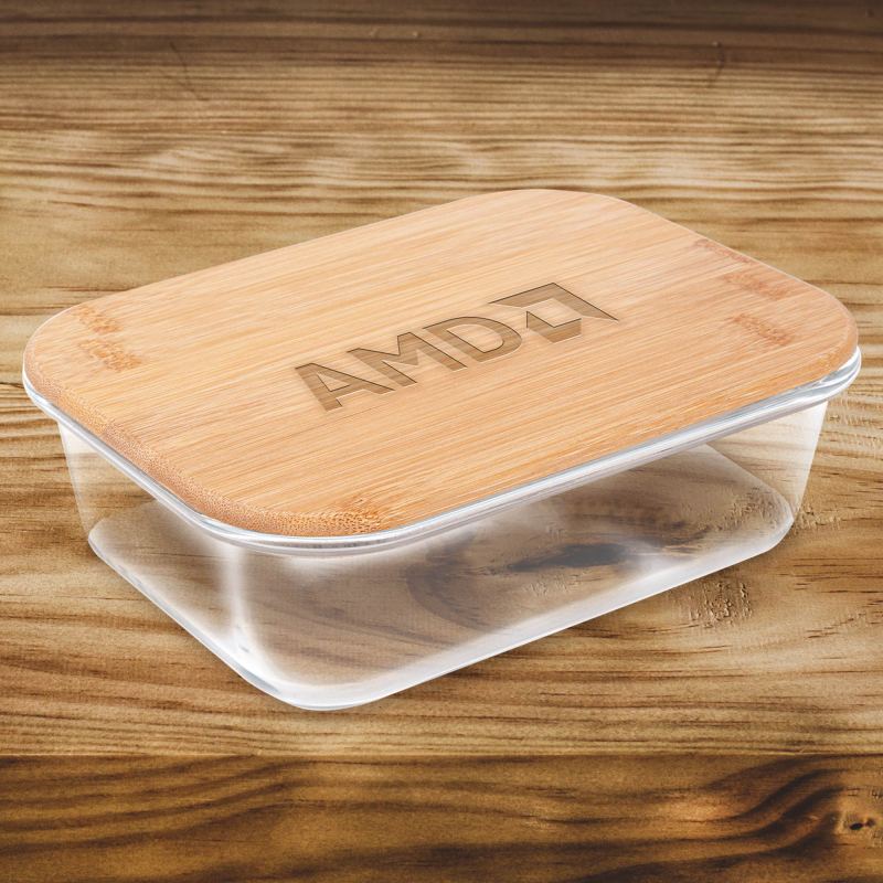 34 Oz. Glass Food Storage Container With Bamboo Lid (Factory Direct - 10-12 Weeks Ocean) 1 34 Oz. Glass Food Storage Container With Bamboo Lid (Factory Direct - 10-12 Weeks Ocean) 1