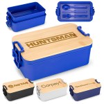 BambooNest Double Deck Lunch Box 1 BambooNest Double Deck Lunch Box 1