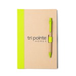 Bound Kraft Journal w/Pen Closure (Factory Direct) 10-12 Weeks - Lime Green Bound Kraft Journal w/Pen Closure (Factory Direct) 10-12 Weeks - Lime Green