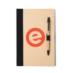 Bound Kraft Journal w/Pen Closure (Factory Direct) 10-12 Weeks - Black Bound Kraft Journal w/Pen Closure (Factory Direct) 10-12 Weeks - Black