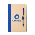Bound Kraft Journal w/Pen Closure (Factory Direct) 10-12 Weeks - Blue Bound Kraft Journal w/Pen Closure (Factory Direct) 10-12 Weeks - Blue