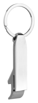 Lorenzo Bottle Opener w/Key Ring - Silver Lorenzo Bottle Opener w/Key Ring - Silver