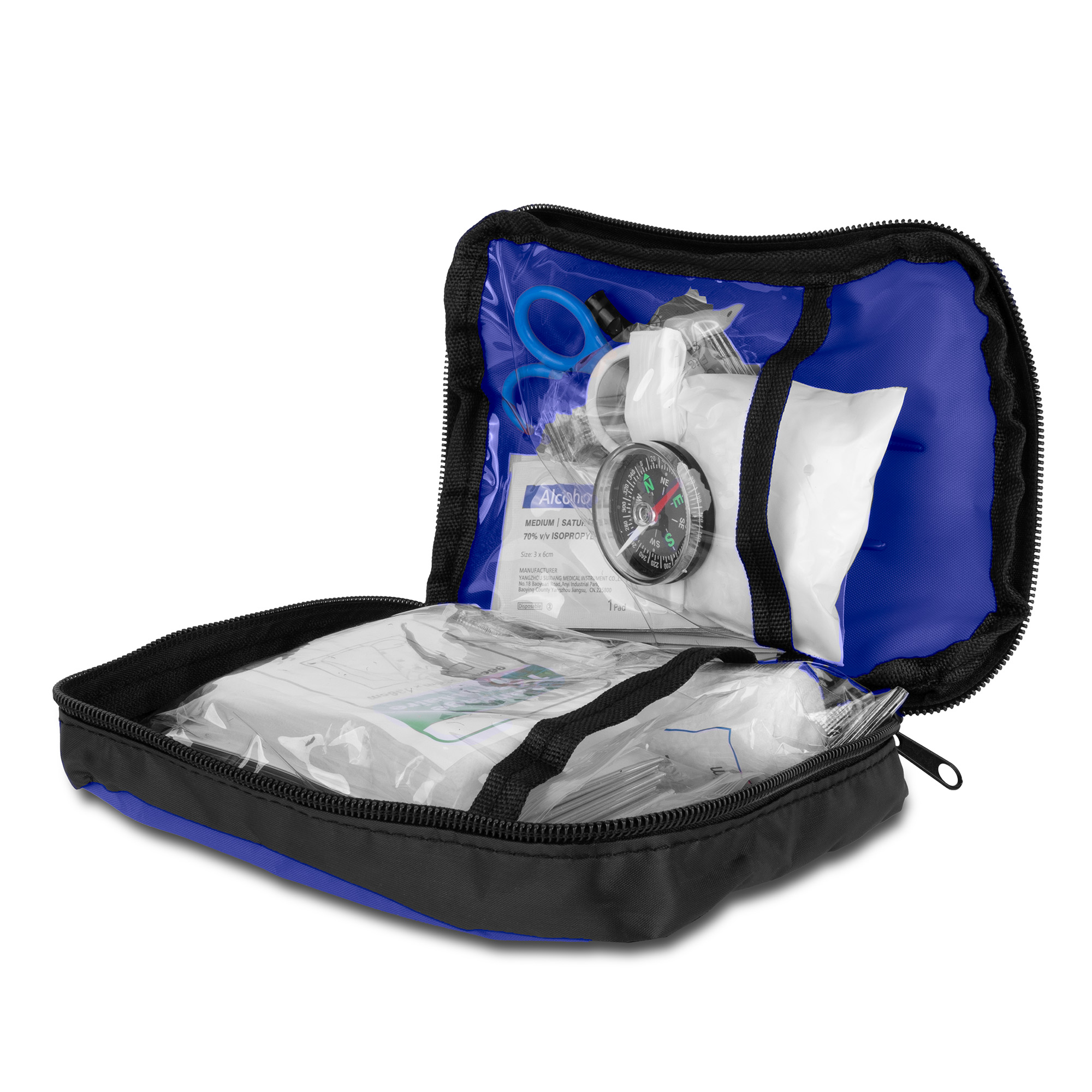 60pc First Aid Kit in Portable Traveling Bag 1