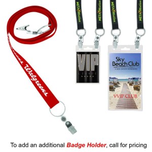 3/4" Recycled Econo Dual Attachment Lanyard (Factory Direct - 10-12 Weeks Ocean) 1 3/4" Recycled Econo Dual Attachment Lanyard (Factory Direct - 10-12 Weeks Ocean) 1