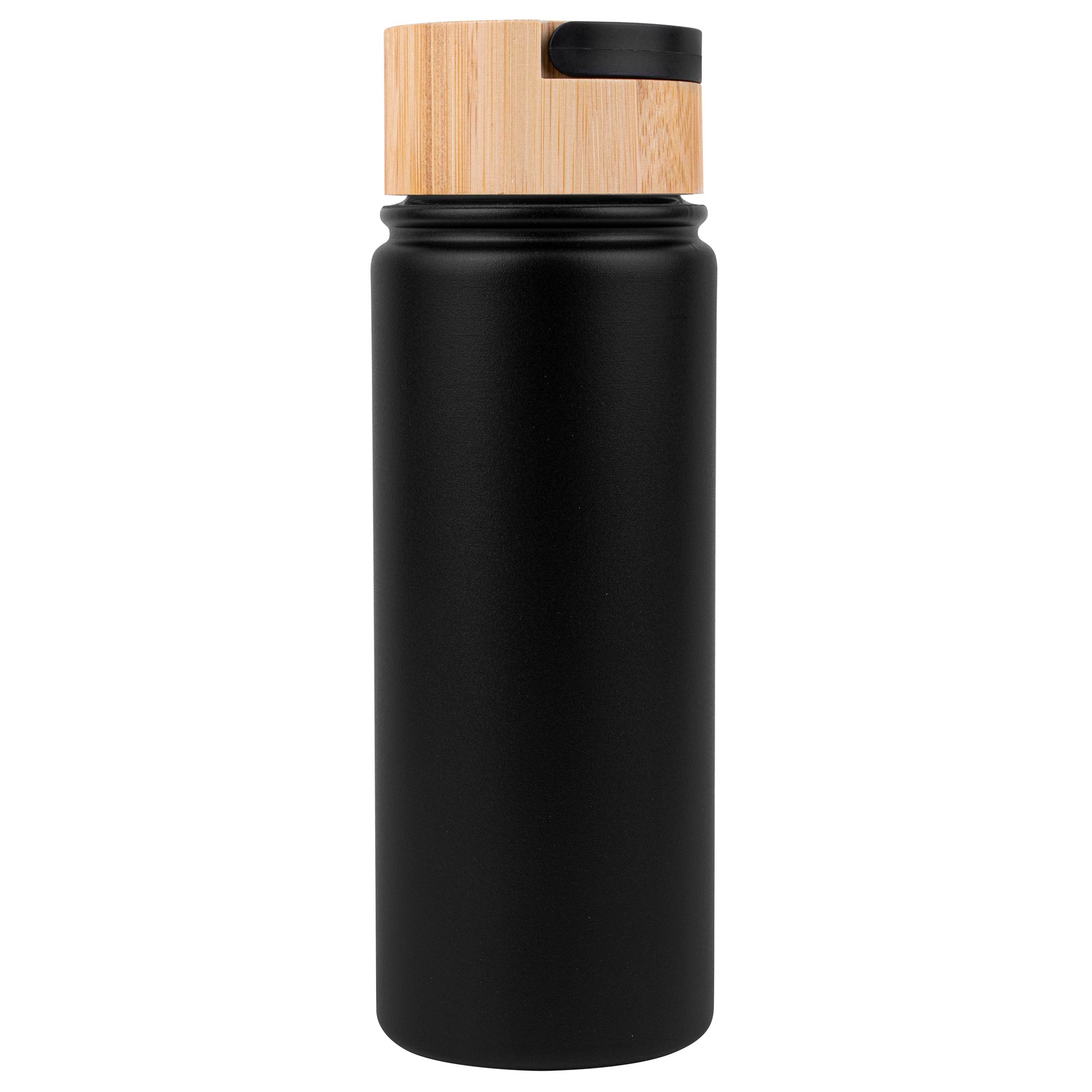 20 Oz. Vacuum-Sealed Stainless Water Bottle w/Bamboo Lid 1