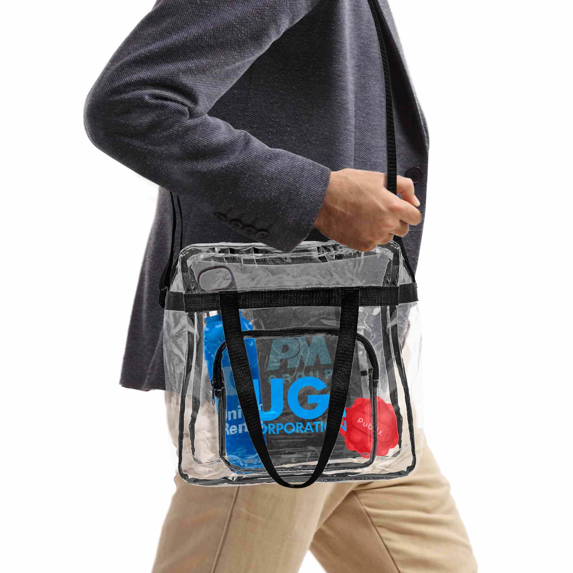 The Everything Clear Vinyl Tote Bag 1