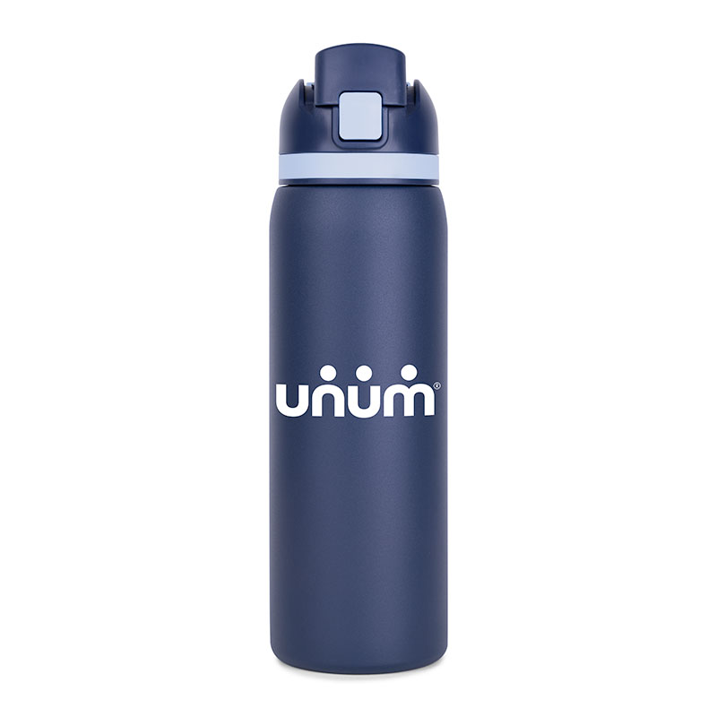 27 Oz. Two-Toned Stainless Steel Straw Bottle 1
