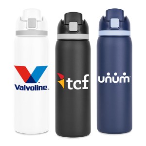Two-Toned ClipSip 27oz. Stainless Steel Straw Bottle 1 Two-Toned ClipSip 27oz. Stainless Steel Straw Bottle 1