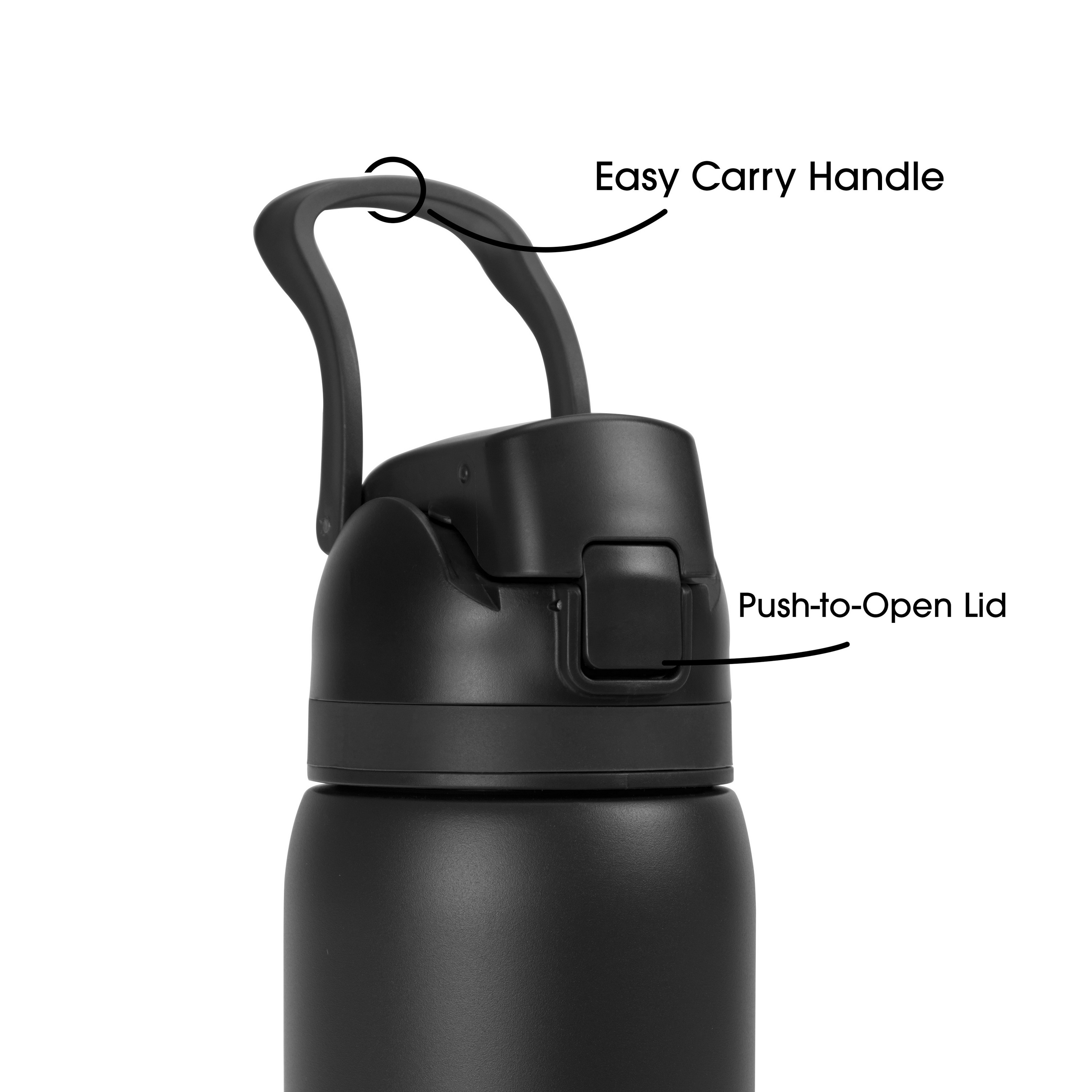 27 Oz. Solid Stainless Steel Pop Straw Bottle 1
