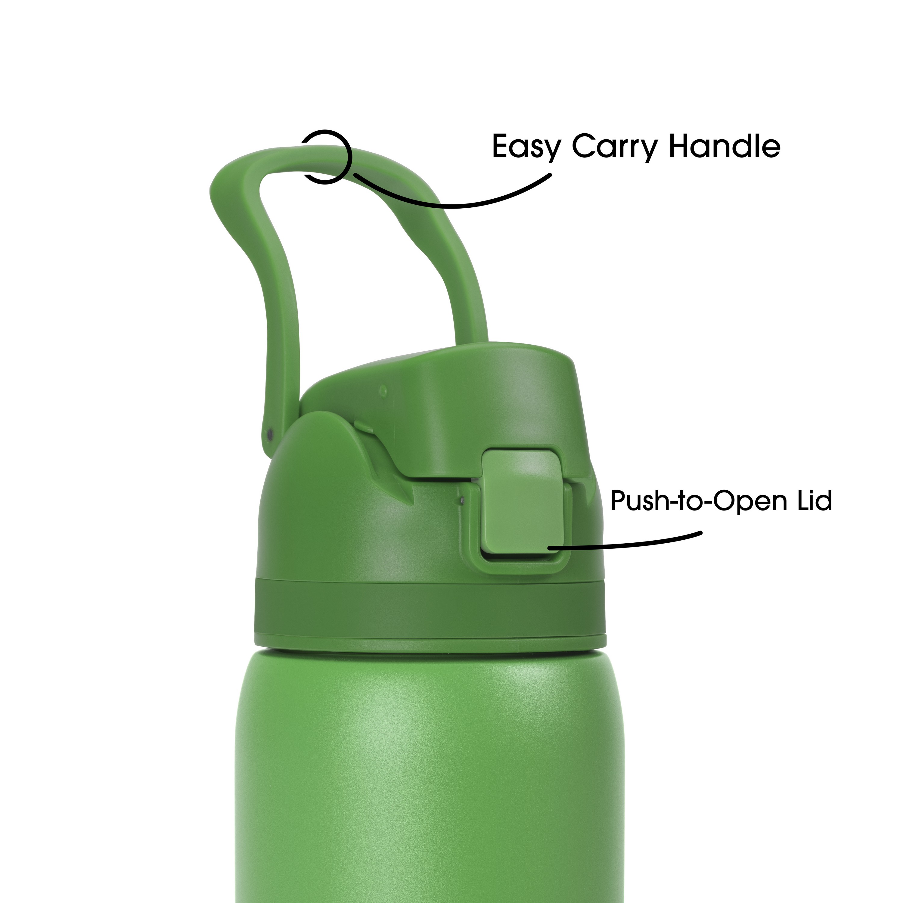 27 Oz. Solid Stainless Steel Pop Straw Bottle 1