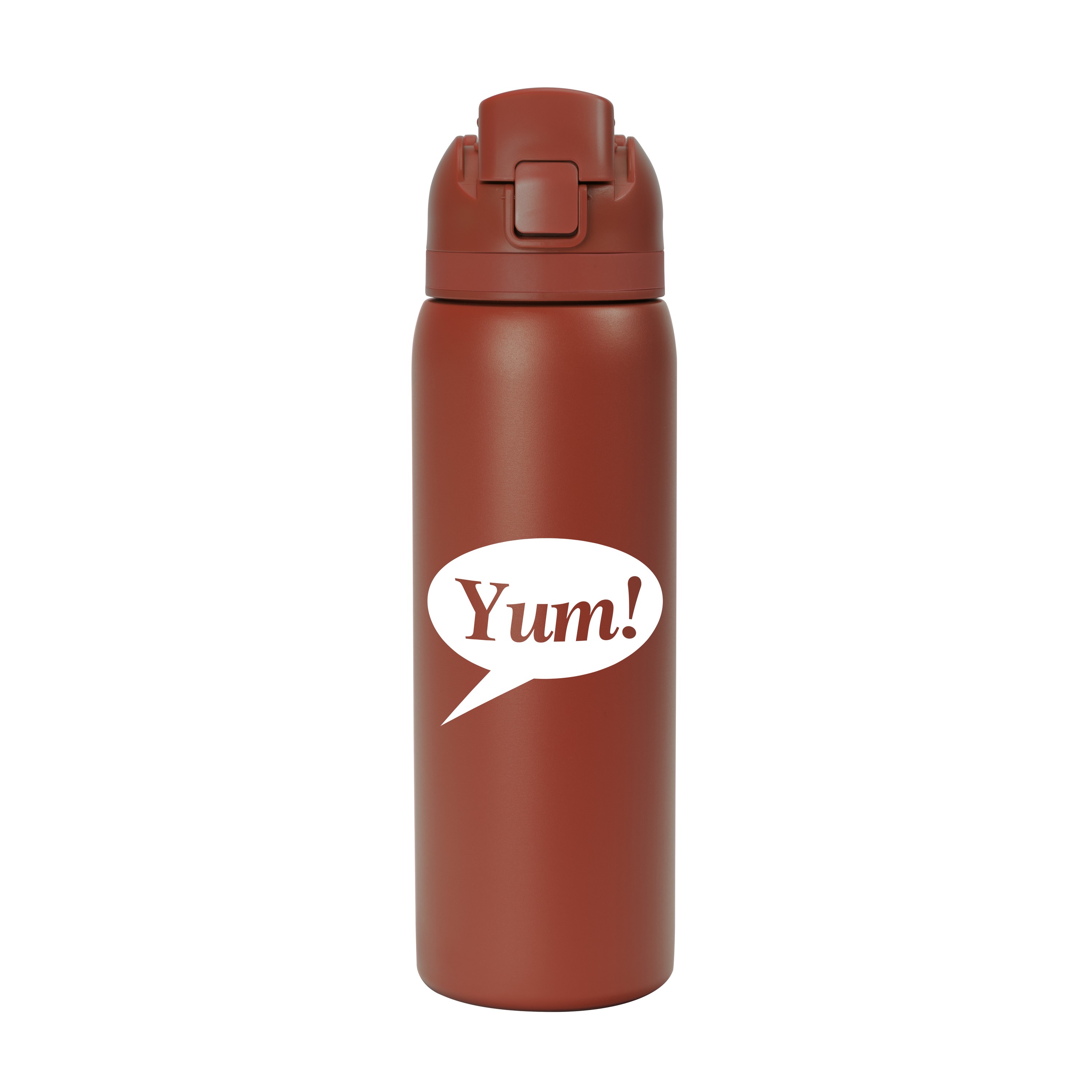 27 Oz. Solid Stainless Steel Pop Straw Bottle 1