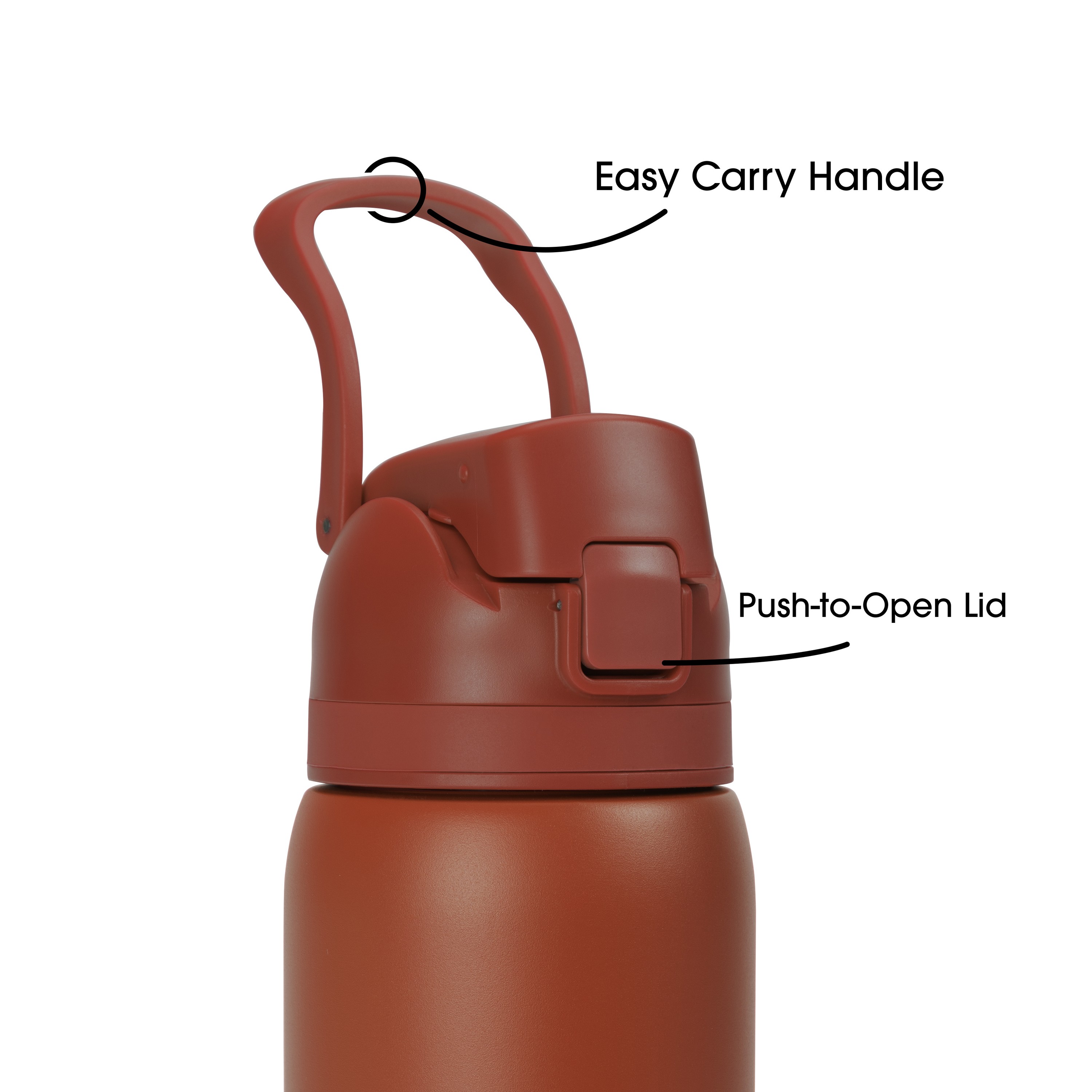 27 Oz. Solid Stainless Steel Pop Straw Bottle 1