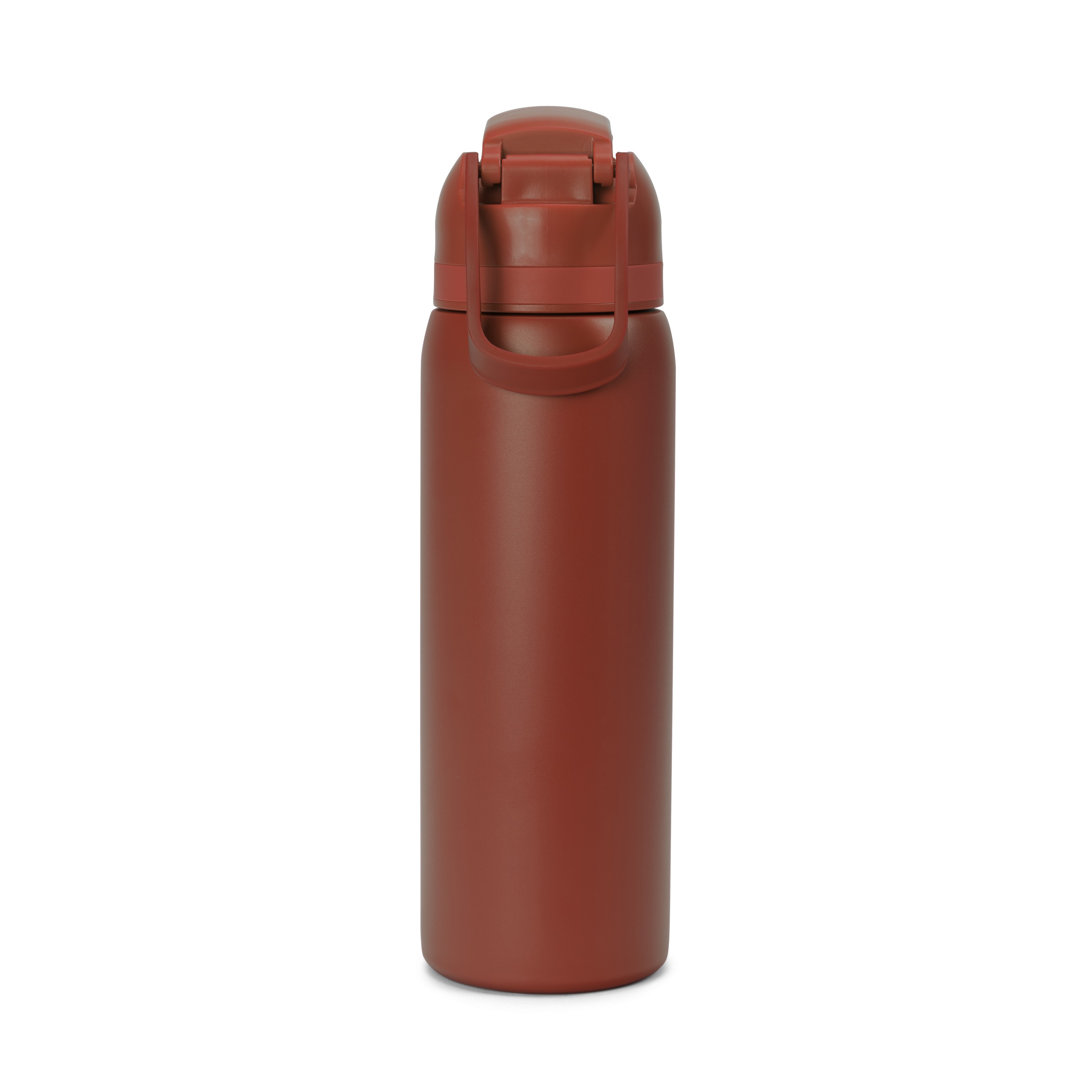 27 Oz. Solid Stainless Steel Pop Straw Bottle 1