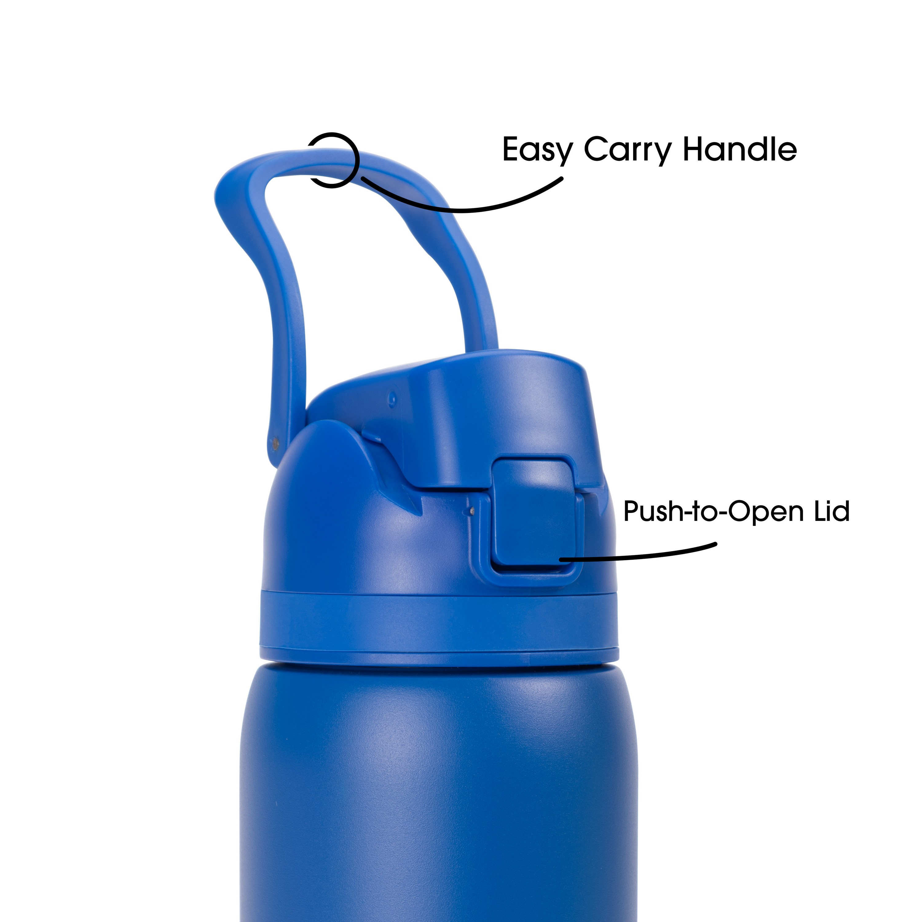 27 Oz. Solid Stainless Steel Pop Straw Bottle 1