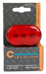 The Benicia Bike Light and Mounting Bracket - Red The Benicia Bike Light and Mounting Bracket - Red