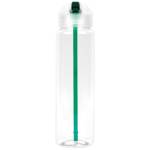 32 Oz. Recyclable Sports Bottle w/Flip-Up Lid - Clear/Red 32 Oz. Recyclable Sports Bottle w/Flip-Up Lid - Clear/Red