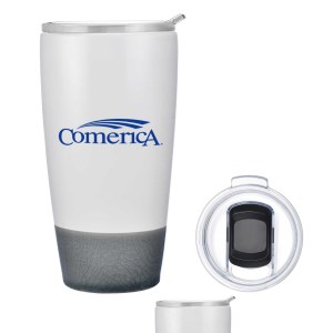 12oz. Tapered Double-Wall Ceramic Tumbler with Crackle Base 1 12oz. Tapered Double-Wall Ceramic Tumbler with Crackle Base 1