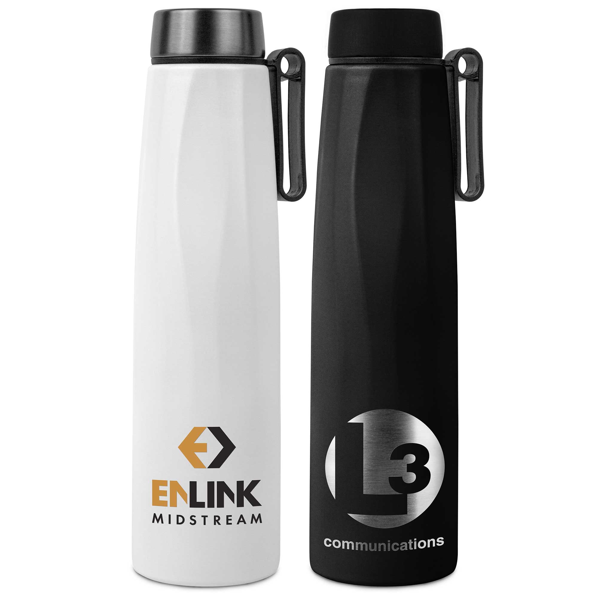 25 Oz. Bridgeport Insulated Recycled Stainless Steel Water Bottle w/Loop Strap 1