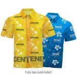 Unisex Dye Sublimated Polyester Poplin Shirt (4 Weeks Air) - Various Unisex Dye Sublimated Polyester Poplin Shirt (4 Weeks Air) - Various